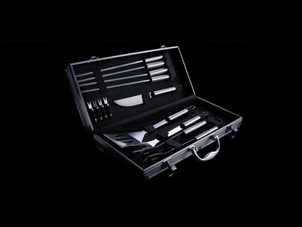 12-delige barbecue set in aluminium koffer - Afbeelding 7