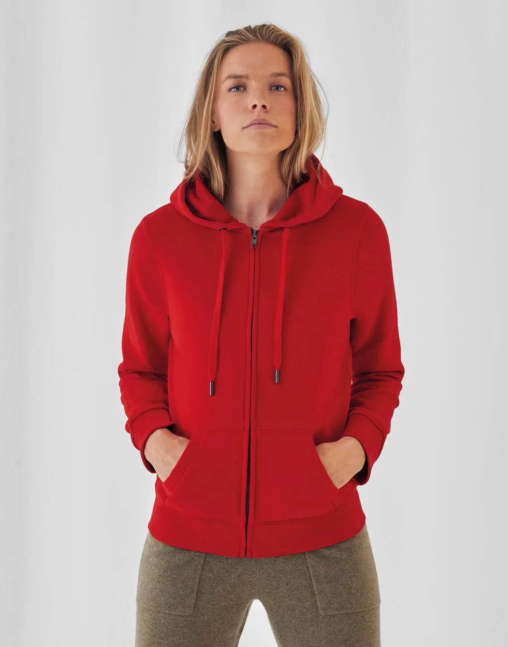 QUEEN Zipped Hooded Women