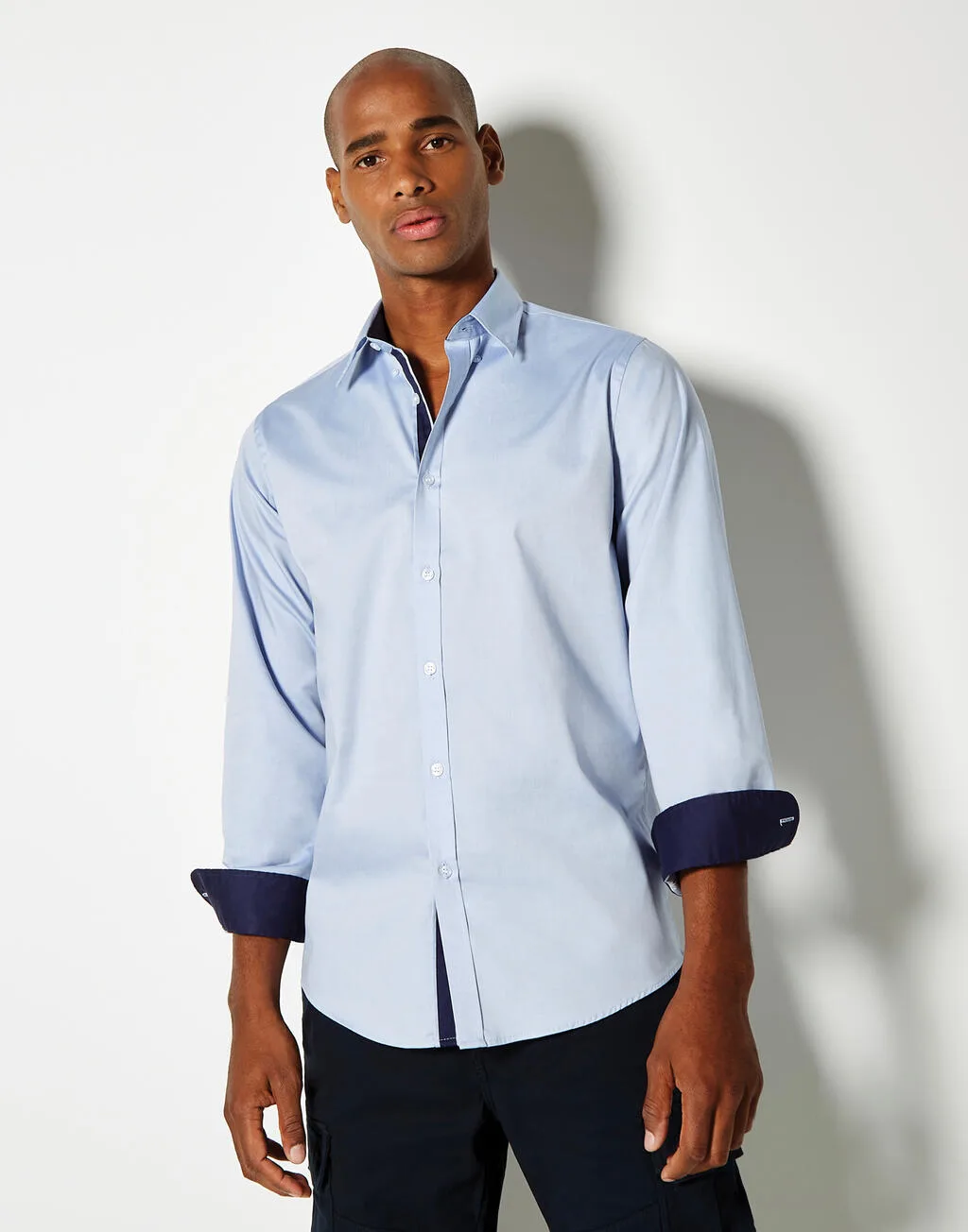 Tailored Fit Premium Contrast Oxford Shirt