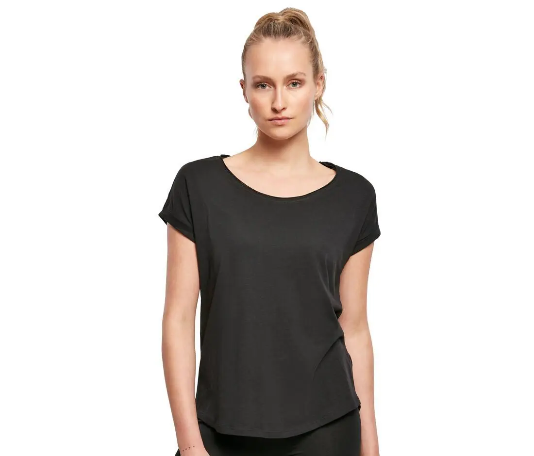 Ladies long slub tee