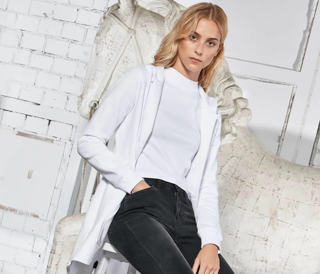 Ladies sweat parka