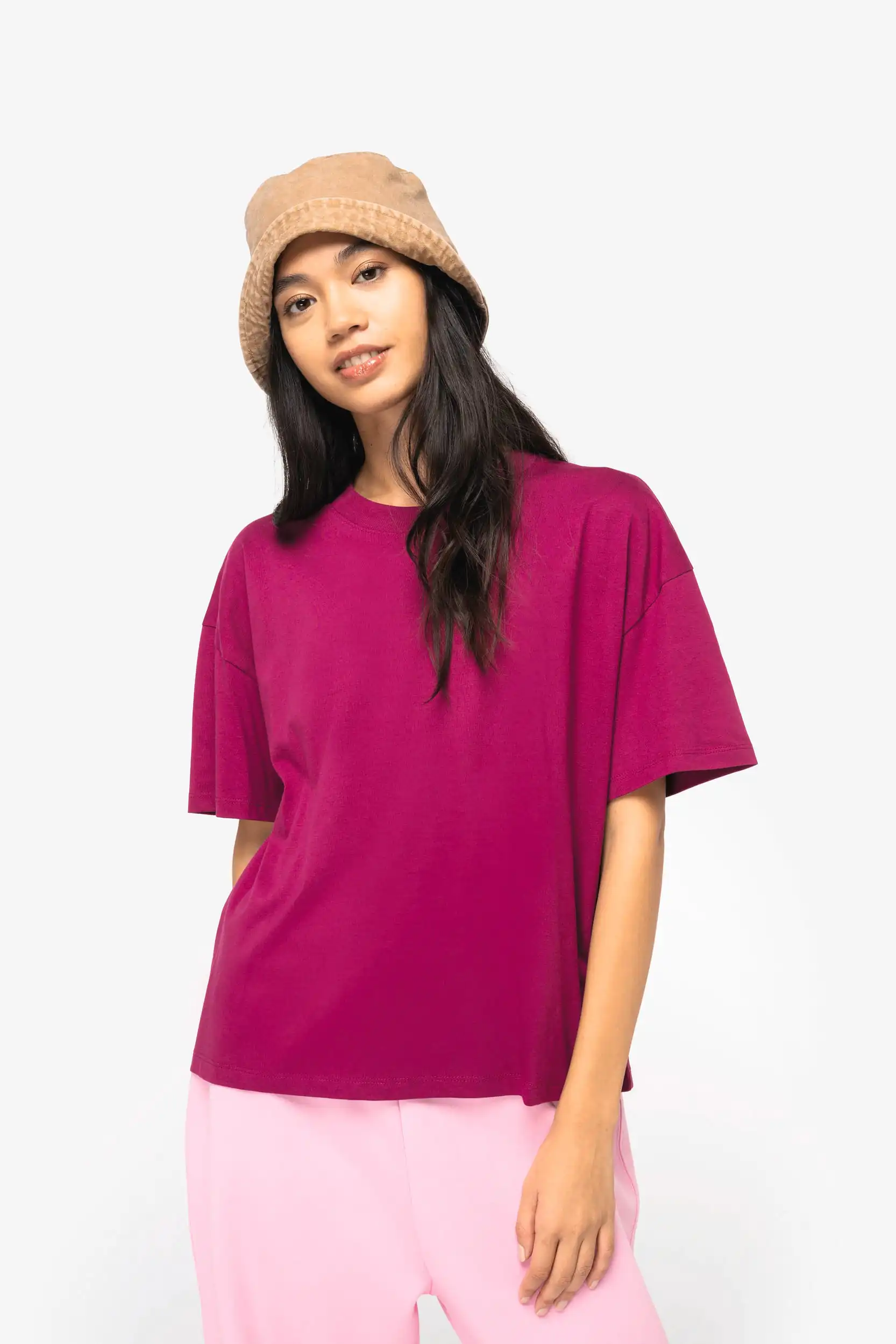 Ecologisch oversized dames-T-shirt