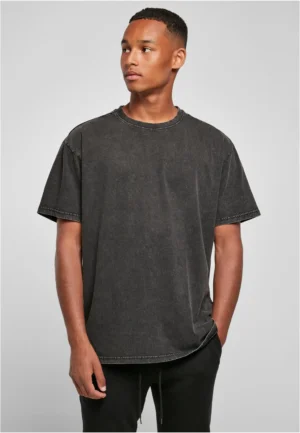 Acid washed heavy oversize tee