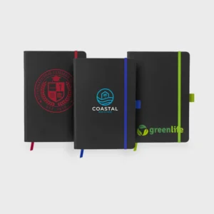 Hardcover notitieboek A5 met gekleurde randen