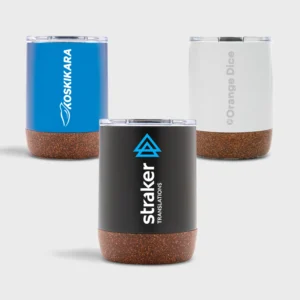 RCS gerecycled roestvrijstalen koffiebeker met kurk