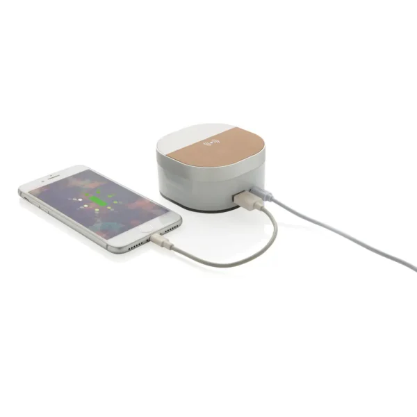 Aria 5W draadloze oplader met digitale klok - Afbeelding 6