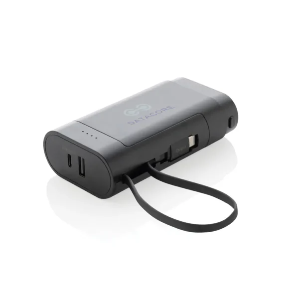 CycleCell 10.000 mAh powerbank met verwijderbare batterij - Afbeelding 8