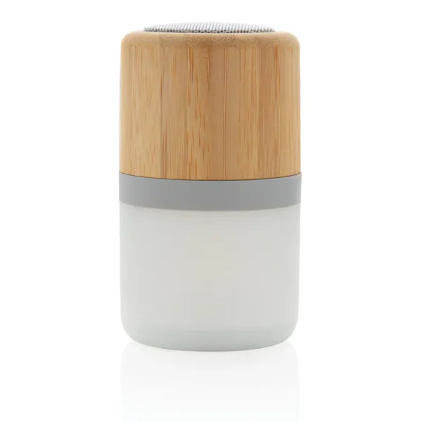 Draadloze bamboe 3W speaker met sfeerlicht - Afbeelding 7
