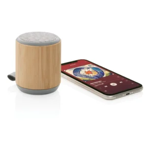 Alternative view of Bamboe en fabric 3W draadloze speaker