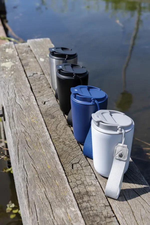 Cuppa RCS gerecycled rvs vacuumbeker met koord - Afbeelding 18