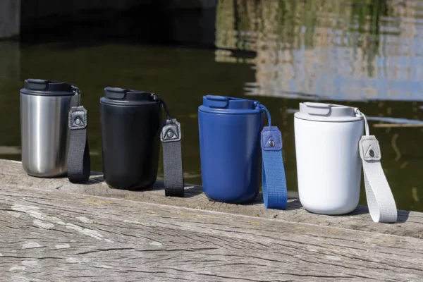 Cuppa RCS gerecycled rvs vacuumbeker met koord - Afbeelding 26