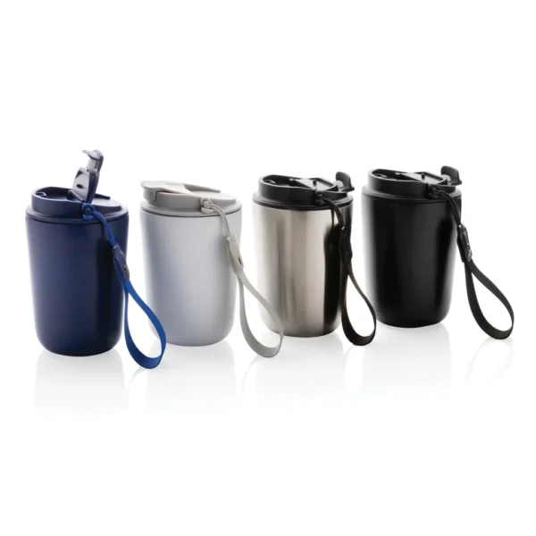 Cuppa RCS gerecycled rvs vacuumbeker met koord - Afbeelding 34