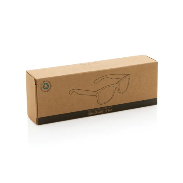 GRS zonnebril van gerecycled pc-plastic met kurk - Afbeelding 5