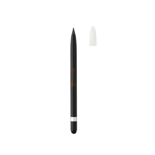Aluminium inktloze pen met gum - Afbeelding 3