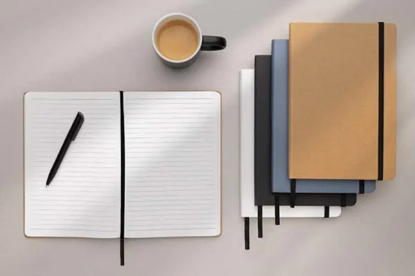 Craftstone A5 gerecycled kraft- en steenpapier notitieboek - Afbeelding 16