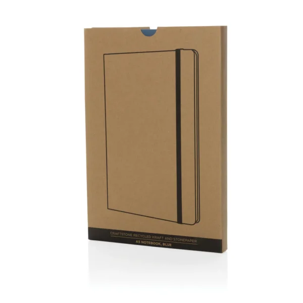 Craftstone A5 gerecycled kraft- en steenpapier notitieboek - Afbeelding 22