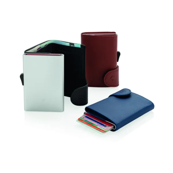 C-Secure aluminium RFID kaarthouder & portemonnee - Afbeelding 18