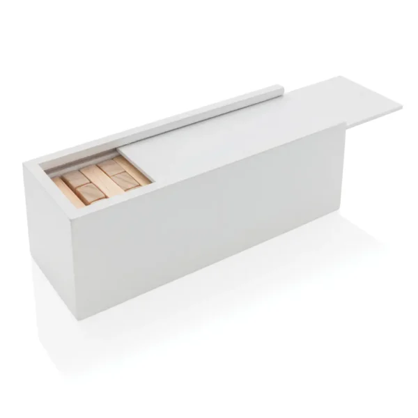 Deluxe houten tuimeltoren stapelspel - Afbeelding 3