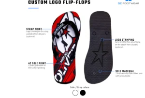 Teenslippers met logo