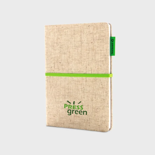 Jute katoen notitieboek A5