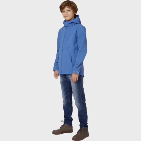 B&C hooded softshell kids