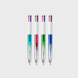 BIC 4 kleuren bicolor pen