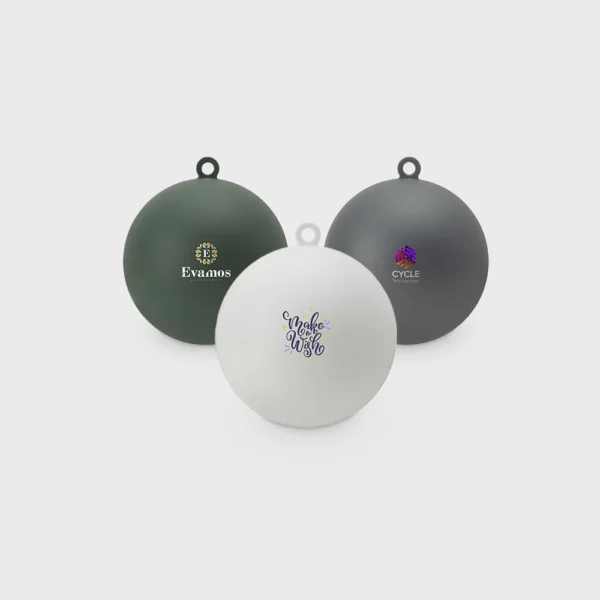 Kerstbal van gerecycled plastic