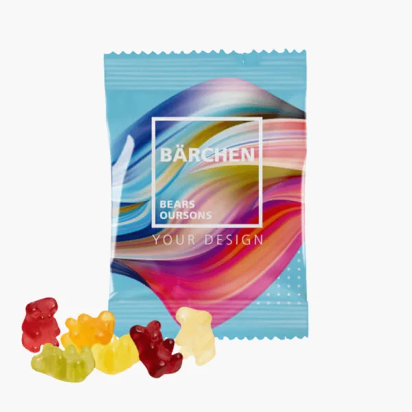Gummibeertjes met fruitsmaak