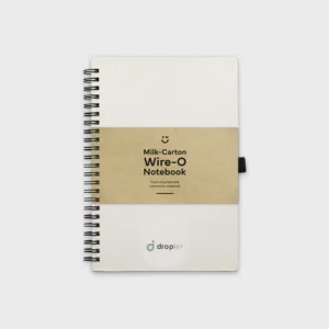 A5 wire-o notitieboekje van gerecyclede melkpakken