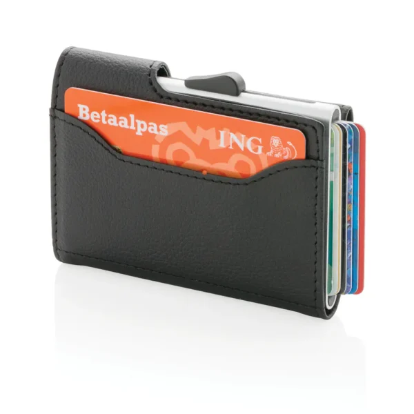 C-Secure aluminium RFID kaarthouder & portemonnee - Afbeelding 4