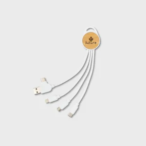 RCS gerecyclede TPE bamboe Ontario 6-in-1 kabel