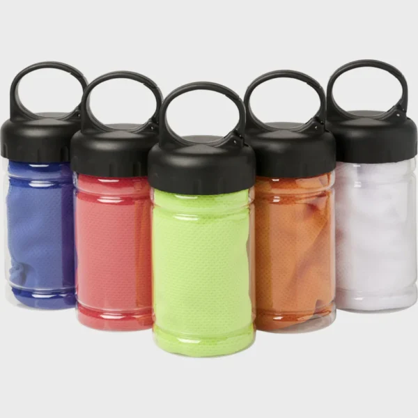 Koel Fitness Handdoek in Draagbare Container 80 x 30 cm