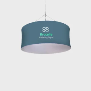 Hangende ronde zip-up display