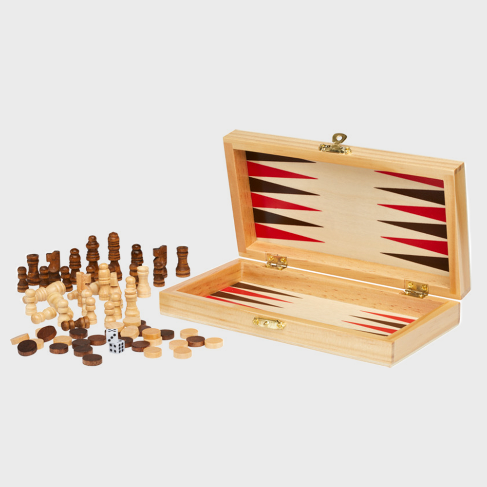 Klassiek Trio Houten Spelset