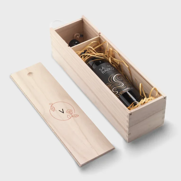 Houten wijnkist