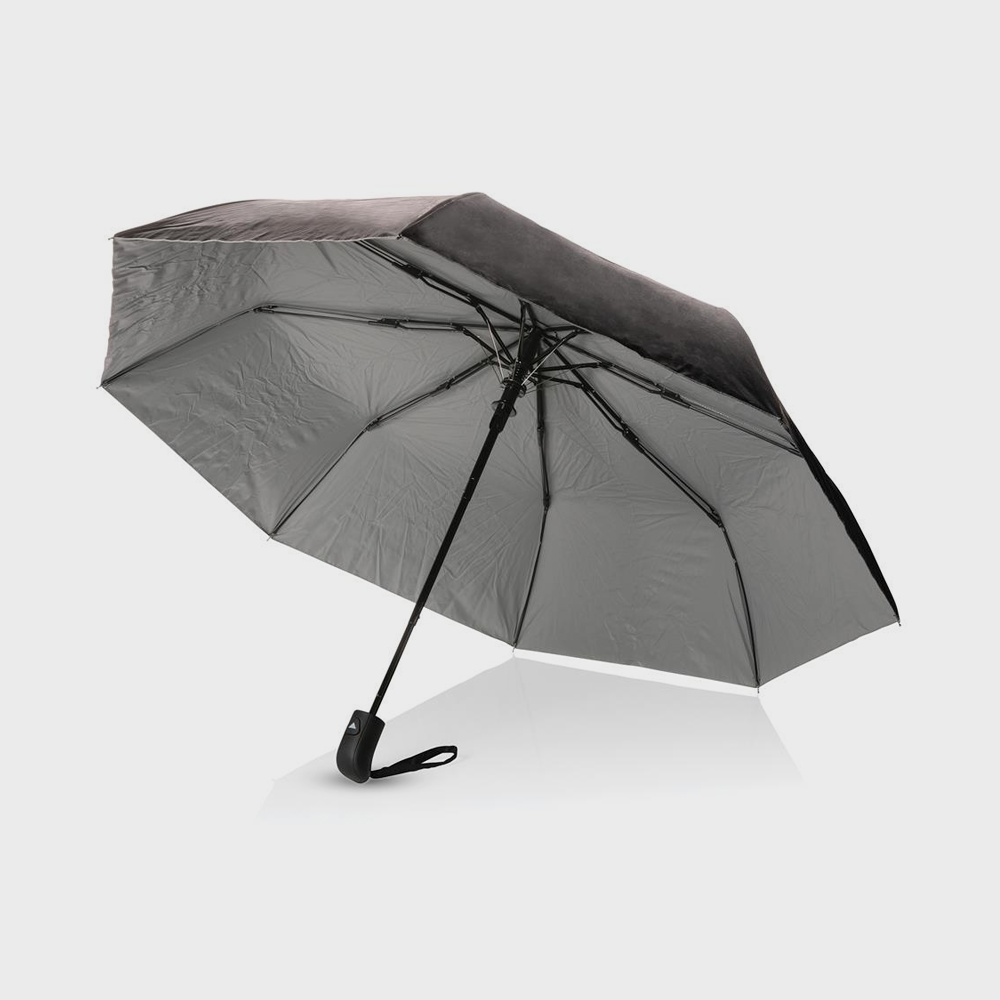 RPET 190T Pongee tweekleurige miniparaplu