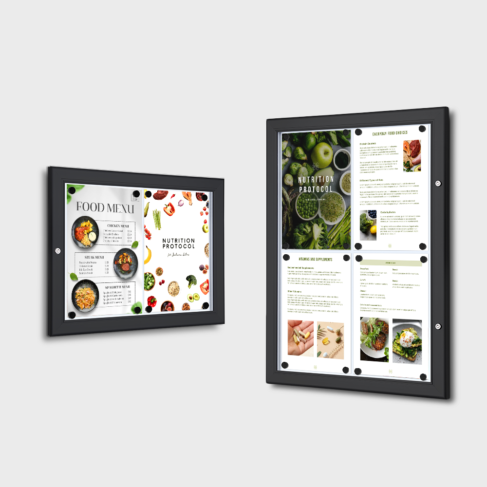 Zwart Buitenshowcase