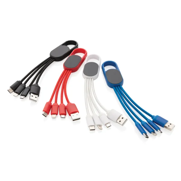 4-in-1 kabel met karabijnhaak - Afbeelding 13
