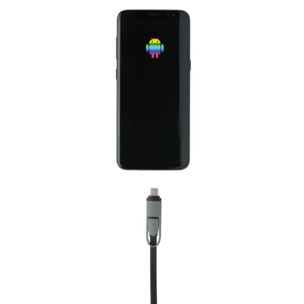 3-in-1 kabel met oprolmechanisme - Afbeelding 5
