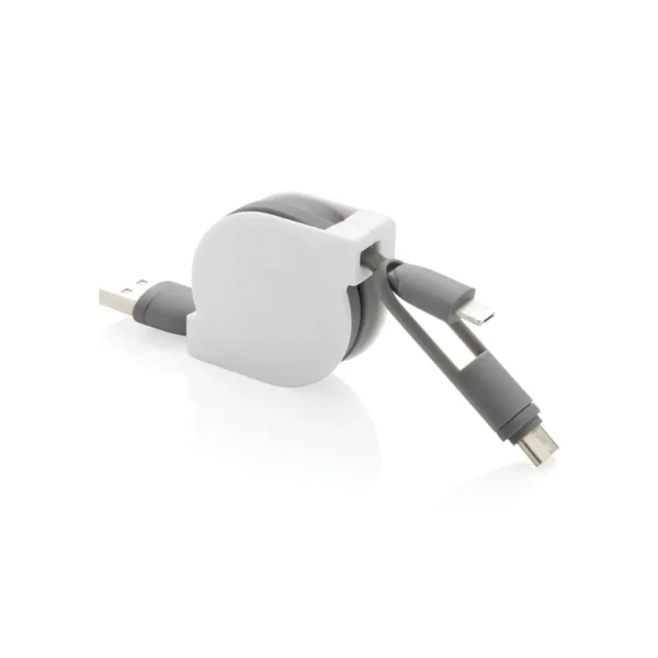 3-in-1 kabel met oprolmechanisme - Afbeelding 11