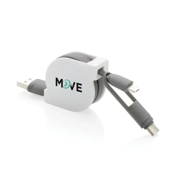 3-in-1 kabel met oprolmechanisme - Afbeelding 18