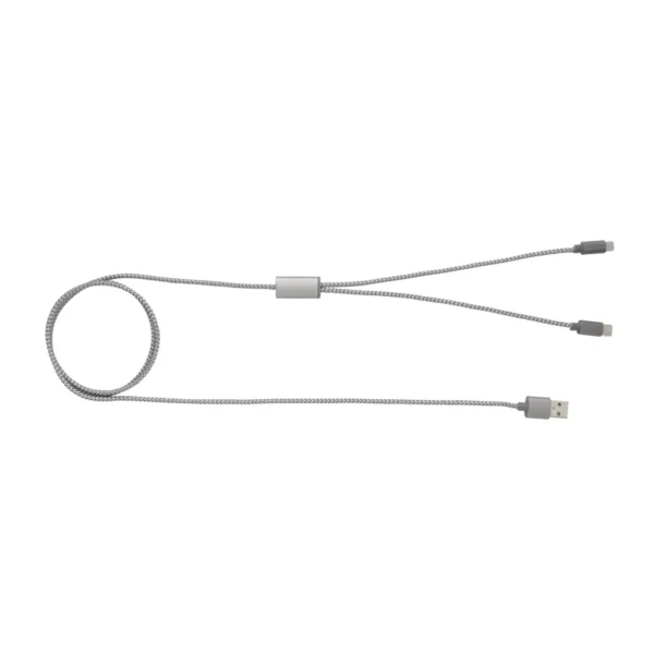 3-in-1 gevlochten nylon kabel - Afbeelding 7