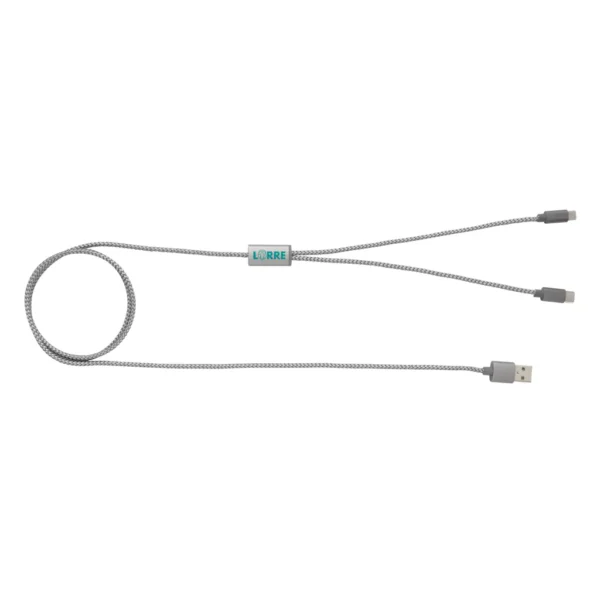 3-in-1 gevlochten nylon kabel - Afbeelding 8