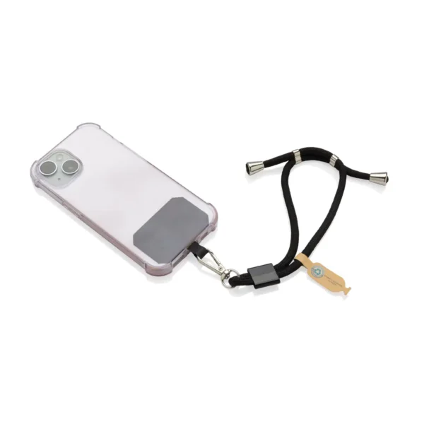 CarryLoop RCS rPET verstelbare telefoonhouder met polsband - Afbeelding 4
