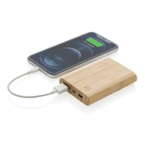 Alternative view of Bamboe 5.000 mAh powerbank