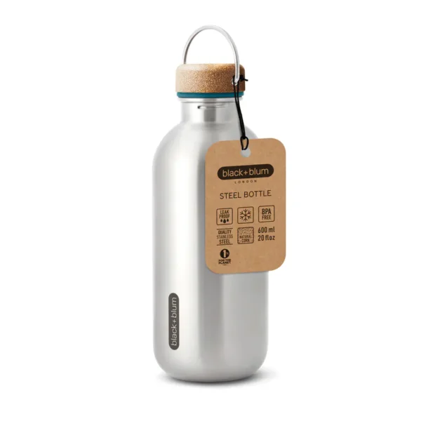 Black+Blum Stalen Water Fles 600ml - Afbeelding 5