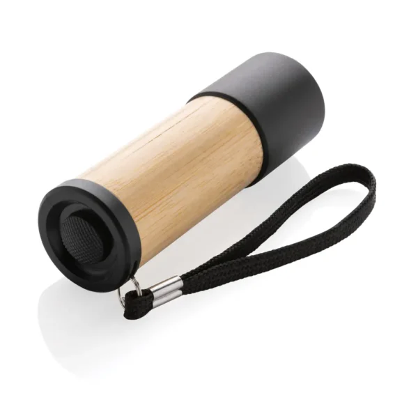 Bamboe- en RCS-gerecycled plastic zaklamp - Afbeelding 3