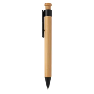 Alternative view of Bamboe pen met tarwestro clip