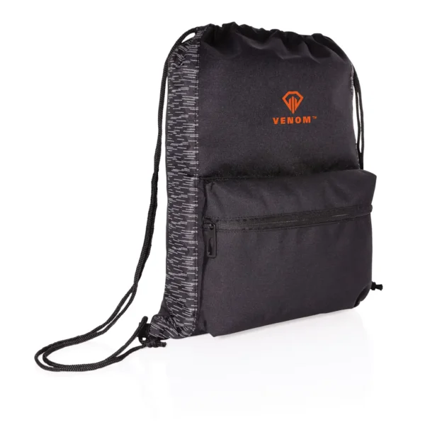 AWARE RPET Reflecterende drawstring rugzak - Afbeelding 6