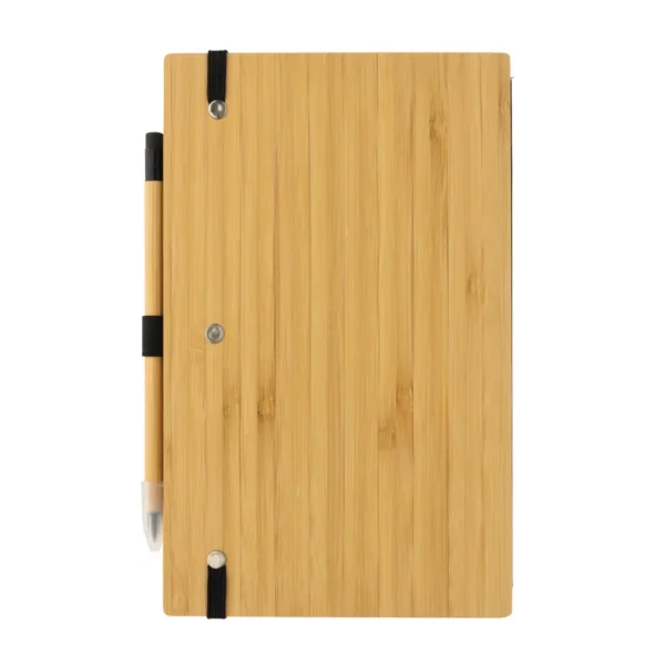 Bamboe notitieboek en infinity potlood set - Afbeelding 5